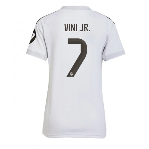Real Madrid Vinicius Junior #7 Replika Hemmatröja Damer 2025-26 Kortärmad Real Madrid Vinicius Junior #7 Replika Hemmatröja Damer 2025-26 Kortärmad
